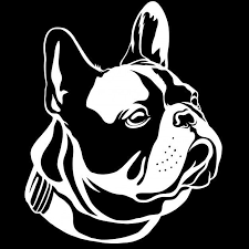 Black And White Bulldog Logo Handsome Black French Bulldog This Is F Premium Vector Freepik Vector Line Dog Character Cartoon In 2020 Dog Drawing Dog Silhouette Dog Portraits