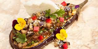 Smoked Aubergine Recipe Great British Chefs Recipe Recipes Gourmet Vegan Aubergine Recipe