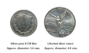 The Silver Peso 0 720 Fine And The Libertad Ounce Compared