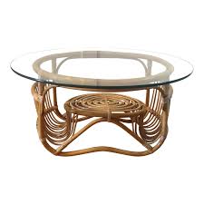 1950s Vintage Italian Modernist Franco Albini Style Rattan Reed Coffee Table Rattan Coffee Table Coffee Tables For Sale Rattan