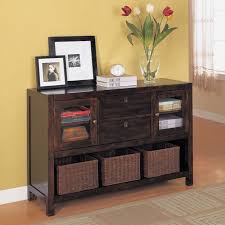 Dickson Console Table With Basket Storage Sofa Table With Storage Home Decor Furniture