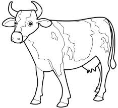 Free coloring pages template, free printable coloring page templates. Get This Cow Animal Coloring Pages Big Cow Printable For Young Kids