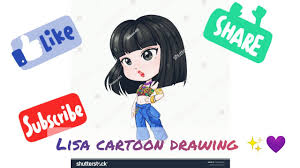 Maybe you would like to learn more about one of these? Blackpink Lisa Cartoon Drawing Youtube