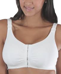 Lunaire White Front Closure Sports Bra Women Plus