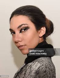 Models pose backstage at the Brandon Sun show during Mercedes-Benz... News  Photo