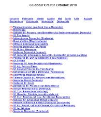 You have several options to choose from when creating. Calendar Ortodox 2018 Pdf Cu Cuprins Catre Sarbatori Calendar 2020 Romanesc Calendar Ortodox Si Catolic Pdf