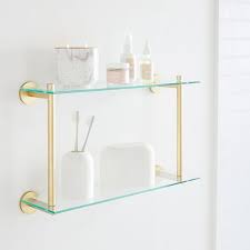 Choose from contactless same day delivery, drive up and more. Modern Overhang Double Glass Bathroom Shelf Glass Bathroom Glass Bathroom Shelves Bathroom Shelves