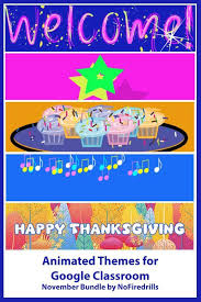 Decorate Your Google Classroom With Fun Animated Headers Google Classroom Classroom Teacher Activities