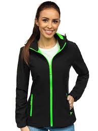 Online shoppen, in der filiale abholen. Bolf Damen Ubergangsjacke Softshell Jacke Schwarz Grun Hh018