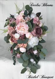 Fall wedding bouquet wedding bouquet wedding flowers boho | etsy. Wedding Bouquet Dusty Rose Bridal Bouquet Cascade Bouquet Etsy Cascading Bridal Bouquets Rose Bridal Bouquet Dusty Rose Wedding
