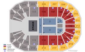 Landers Center Seating Charts