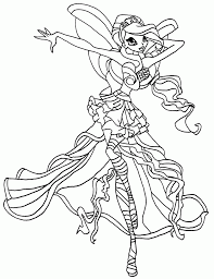winx bloom coloring pages - Clip Art Library