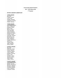 2012 Honor Roll - York County Schools