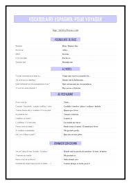 Vocabulaire Espagnol Pour Voyager Vocabulaire Espagnol Espagnol Apprendre Exercices Espagnol