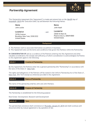 Legislation from this website is not a copy of the gazette printed by the government printer, percetakan nasional malaysia berhad, for the purposes. Partnership Agreement Template Pdf Templates Jotform
