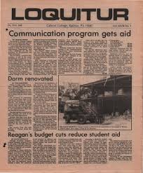 Oct. 02, 1981 issue 01 Loquitur by Loquitur