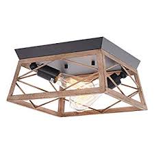 This is ideal for shared spaces that include your kitchen and dining area in one room. Industrial Close To Ceiling Light Fixture Farmhouse Flush Mount Ceiling Lamp Lighting 2 Light For Kitchen Island Dining Room Bedroom Foyer Hallway Walmart Com Walmart Com