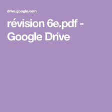 Vous pouvez lire la version epub dee cahier de vacances 2021 de la 6ème vers auteur du livre par avec copie claire pdf epub kindle et format audio. Revision 6e Pdf Google Drive Google Drive Math Methods Revision