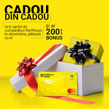 Precizez ca sunt total impotriva cardurilor de credit, caci daca nu pui inapoi banii in timp, ai dobanzi foarte mari. Suntem In Luna Cadourilor Acum E Raiffeisen Bank Romania Facebook