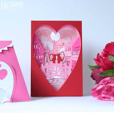 Download Valentine S Day Shadow Box Card 3d Svg File Decouverre
