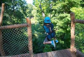 All of these backyard zip line kits include equipment like seats, harnesses and trolleys. Adventure Parks Zip Lines And Ropes Courses Near Nyc Mommypoppins Things To Do In New York City With Kids