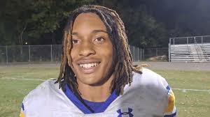 Oscar Smith DE/OLB Jerrod Wilson after 19-17 comeback win at Indian River