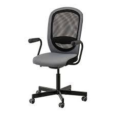Flintan Nominell Grey Office Chair With Armrests Ikea Office Chair Chair Bench With Shoe Storage