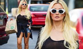 They are one spirited couple. Holly Madison Is A Sheer Delight As She Goes Grocery Shopping In See Through Top And Daisy Dukes Daily Mail Online