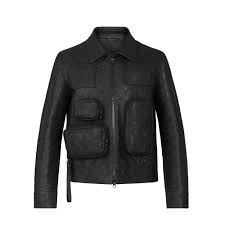 Monogram Embossed Utility Jacket Ready To Wear Louis Vuitton Veste Utilitaire Veste Vetement Garcon