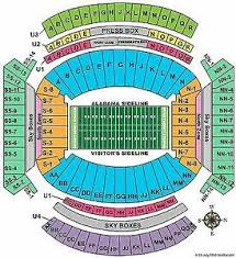 Details About 4 Alabama Vs Lsu Football Tickets West Side Lower Level Section F 35 40 Yl
