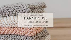 Check spelling or type a new query. How To Knit A Farmhouse Kitchen Dishcloth Knit Dishcloth For Beginners Youtube