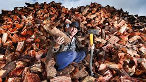 Sometimes our redgum is sleeper backs from sawmill offcuts that we mix into our other redgum to make up a blend and variety of redgum firewood. Mild Autumn Leaves Robs Redgum Supplies Sitting On A Pile Of Firewood Herald Sun