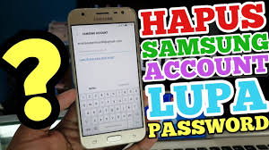Cara Menghapus Account Samsung Lupa Password Hard Reset Saja Via Recovery Youtube