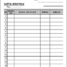 Maybe you would like to learn more about one of these? Nota Kontan Kosong Masnurul
