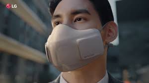 The mask's technology has been adapted from lg's home air purifier products to work on a smaller scale and fit onto the face. Lg Puricare Wearable Mask Intro Youtube