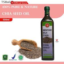 Melansir medical news today, biji chia termasuk salah. Jual Chia Seed Oil Minyak Biji Chia Tsbali 100 Murni Alami 500ml Terbaru Juli 2021 Blibli