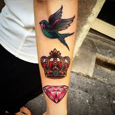 The tattoo has a strong power to express different meaning with different unique tattoo ideas.after all, a tattoo is one type of commitment for lifelong, so you must choose meaningful tattoo symbols which can express your personality. 60 Small Diamond Tattoo Designs To Show Long Lasting Value With Ink