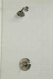 32 X32 6x3 Subway Tile Pattern Shower Wall Kit 3 32 X 72 Panels At Menards Subway Tile Patterns Shower Wall Kits Cultured Marble Shower Walls