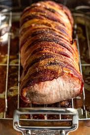 Bacon Wrapped Pork Loin Recipe In 2020 Bacon Wrapped Pork Loin Bacon Wrapped Pork Pork Loin Recipes