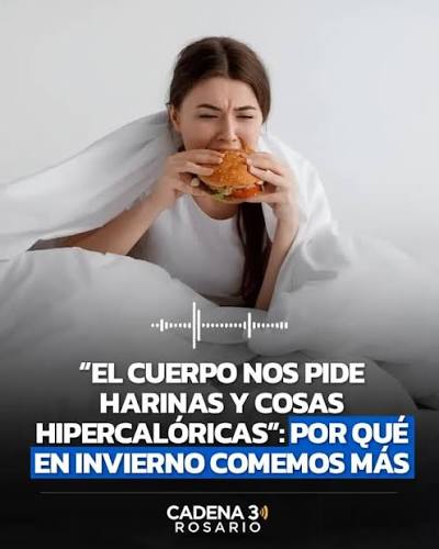 🥘 “EL CUERPO NOS PIDE HARINAS Y COSAS HIPERCALÓRICAS”: POR QUÉ EN INVIERNO COMEMOS MÁS, La médica especialista en nutrición, diabetes y obesidad María de los Ángeles Sánchez Calvin explicó por qué ...