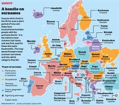 Find out where in the world your surname originated, what it originally meant and how many other people you share it with. Inewsgraphics On Twitter This Map Shows Europe S Most Common Surnames Infographic Theipaper Europe Infografia Https T Co Teyruzoovj Twitter