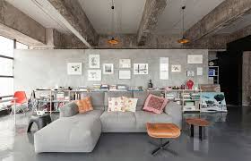 Architectural elements were left exposed. Modern Industrial Loft In Hong Kong By Mass Operations