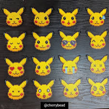 All The 16 Pikachus Side By Side Wich One Is Your Favorite Pikachu Pika Pikachu Hama Beads Pikachu Pikachu Memes