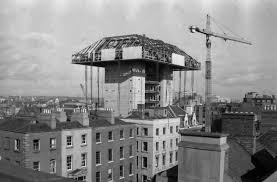 Central Bank Of Ireland Under Construction 1975 Dublin Dublin Ireland Old Pictures
