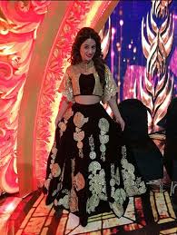 Hina Khan Akshara Indian Bridal Lehenga Designer Dresses Bollywood Fashion