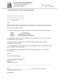Ada banyak contoh surat pernyataan persetujuan yang bisa ditemukan dan ditiru. Surat Jemputan Ke Majlis Persaraan Gb