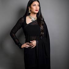 Plain chiffon saree in black sjra850. Woman Black Plain Chiffon Stich Indian Saree Buy Online At Best Prices In Pakistan Daraz Pk