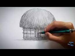 Rumah joglo merupakan rumah adat masyarakat jawa jateng jatim dan jogja. Cara Menggambar Rumah Adat Papua Dengan Mudah Drawing Craft Art Youtube