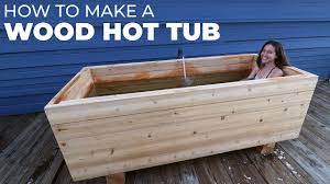 I Made A Wood Hot Tub Out Of 2X6S - Youtube