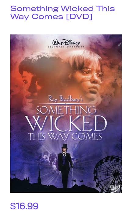 anyone recommend Something Wicked This Way Comes? : r/dvdcollection